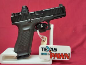 Glock 45 with a Trijicon RMO6 Red Dot